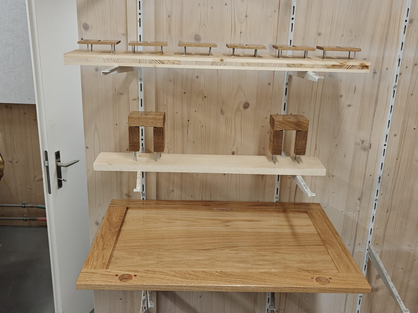 Einzelteile vor dem Lackieren